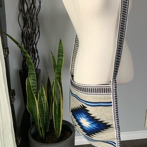 Boho Aztec crossbody wool purse Buffalo Trading Co